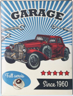 Americká cedule - 1960 Garage