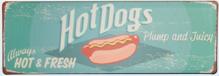 Americká cedulka- Hot dogs