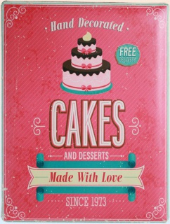 Americká cedule - Cakes and desserts