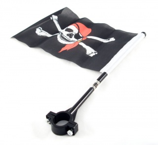 Pirátská vlajka na řídítka
