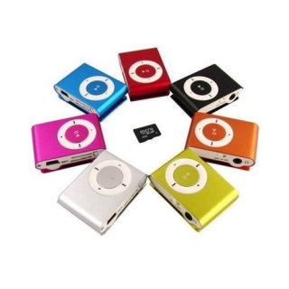 Mini MP3 přehrávač - oranžový