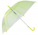 Průhledný deštník - žlutý