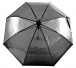 Průhledný deštník - černý