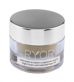 RYOR Argan Care with Gold noční krém se zlatem a arganovým olejem 50 ml