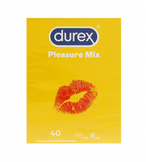Durex Pleasure Mix kondomy 40 ks