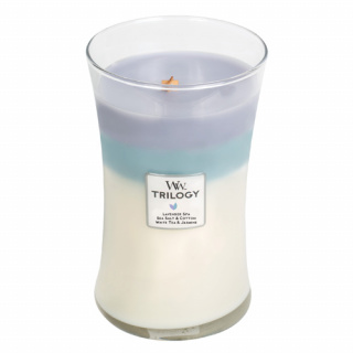 WoodWick Calming Retreat vonná svíčka s dřevěným knotem 609,5 g