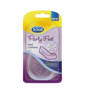 Scholl Party Feet Heel Cushions gelové polštářky pod paty 1 pár