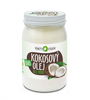 Purity Vision Bio kokosový olej bez vůně 420 ml