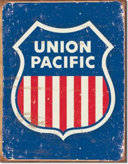 Americká cedule - Union Pacific - Retro Logo