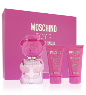 Moschino Toy 2 Bubble Gum dárková sada pro ženy toaletní voda 50 ml + tělové mléko 50 ml + sprchový gel 50 ml