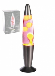 Lávová lampa - oranžovo-růžová