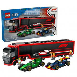 LEGO® City 60445 Kamion F1® s vozy F1® RB20 a AMR24