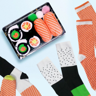 Veselé ponožky - set sushi