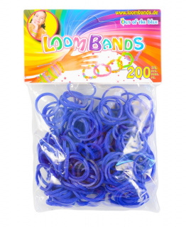 Loom Bands gumičky s háčkem na pletení - modré
