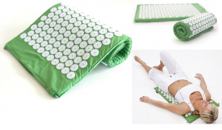 Akupresurní podložka s polštářkem - zelená