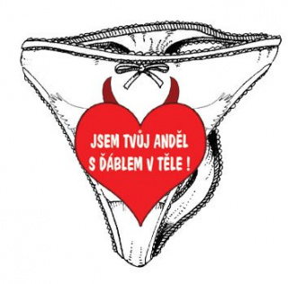 Kalhotky - Jsem tvůj anděl - Velikost L