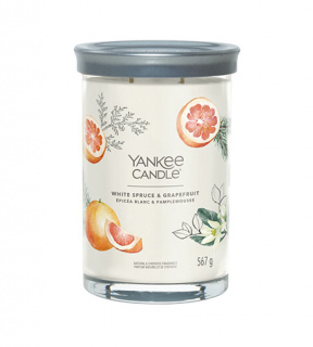 Yankee Candle White Spruce & Grapefruit signature tumbler velký 567 g