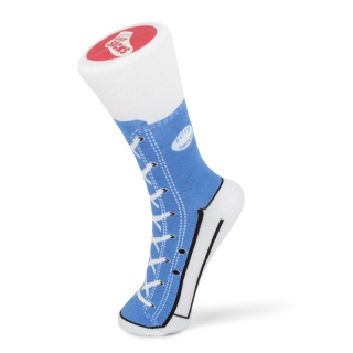 Bláznivé ponožky - kecky světle modré