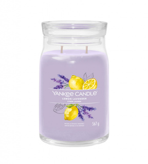 Yankee Candle Lemon Lavender signature svíčka velká 567 g