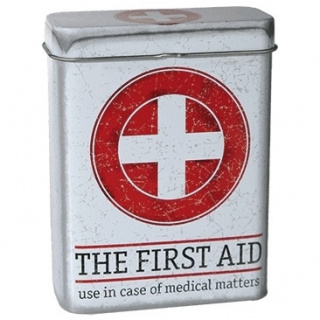 Retro plechovka První pomoc