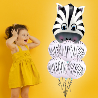 Veselé balónky - Zebra