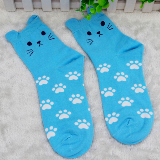 Kočičí ponožky - modré