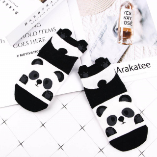 Kotníkové ponožky - panda
