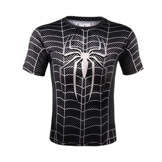 Sportovní tričko - Spiderman SYMBIOTE - černá - XL