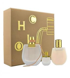 Chloé Nomade dárková sada pro ženy parfémovaná voda 75 ml + parfémovaná voda 5 ml + tělové mléko 100 ml