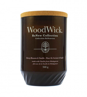 WoodWick ReNew Cherry Blossom & Vanilla svíčka velká 368 g