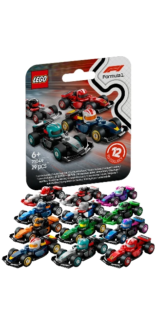 LEGO® Minifigurky 71049 Sběratelská závodní auta F1®