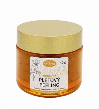 Pleva Exfoliating Body Scrub with Honey & Salt medový pleťový peeling 50 g