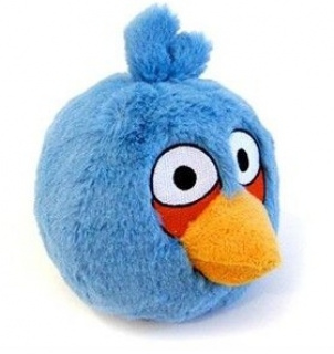 Modrý pták Angry Birds - Velikost 25 cm