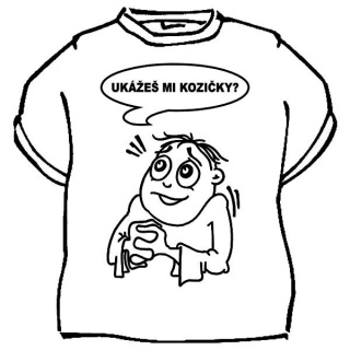 Tričko - Ukážeš mi kozičky? - Velikost XXL