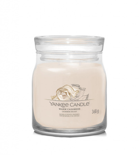 Yankee Candle Warm Cashmere signature svíčka střední 368 g