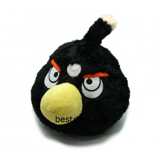 Černý pták Angry Birds - Velikost 20 cm