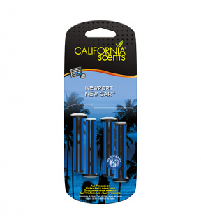 California Scents Vent Stick Newport New Car vůně do auta 4 ks