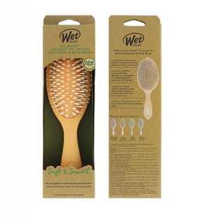 Wet Brush Go Green Treatment & Shine Brush kartáč na vlasy Coconut