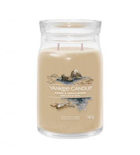 Yankee Candle Amber & Sandalwood signature svíčka velká 567 g