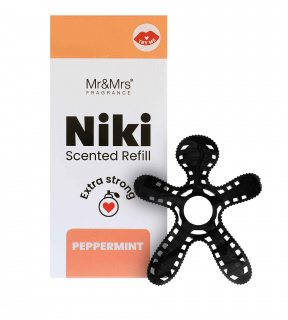 Mr&Mrs Fragrance Niki Pepper Mint náplň vůně do auta 1 ks