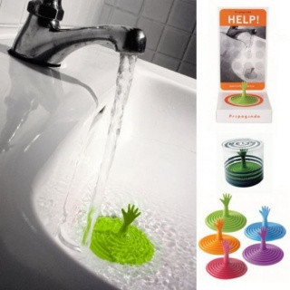 Zátka do umyvadla - HELP zelená