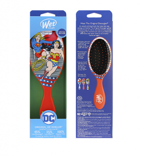 Wet Brush Original Detangler Justice League kartáč na vlasy Wonder Woman And Suprgirl