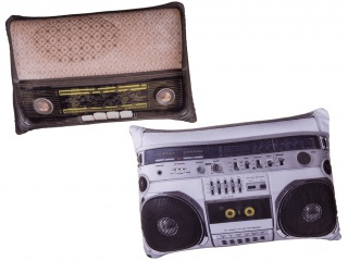 Retro polštář - historické rádio