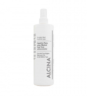 Alcina Facial Tonic Without Alcohol pleťové tonikum bez alkoholu pro suchou a ciitlivou pleť 500 ml