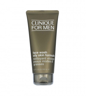 Clinique For Men™ Oil Control Face Wash čisticí gel pro normální až mastnou pleť pro muže 200 ml