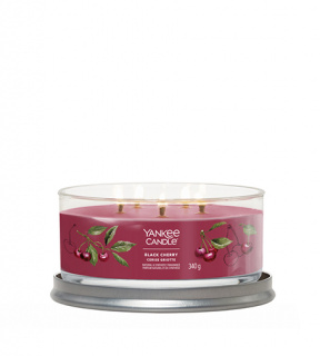 Yankee Candle Black Cherry signature tumbler 5 knotů 340 g