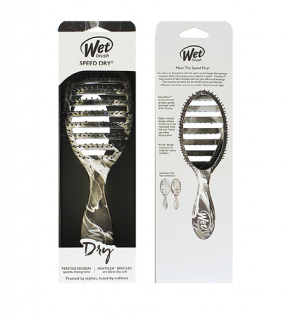 Wet Brush Speed Dry Metallic Marble kartáč na vlasy Onyx