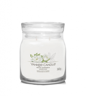 Yankee Candle Signature White Gardenia signature svíčka střední 368 g
