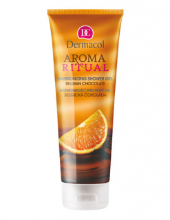 Dermacol Aroma Ritual Shower Gel Belgian Chocolate sprchový gel pro ženy 250 ml