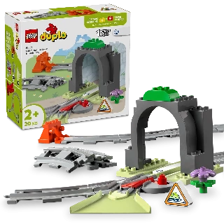 LEGO® DUPLO® 10425 Železniční tunel a koleje – rozšiřující sada